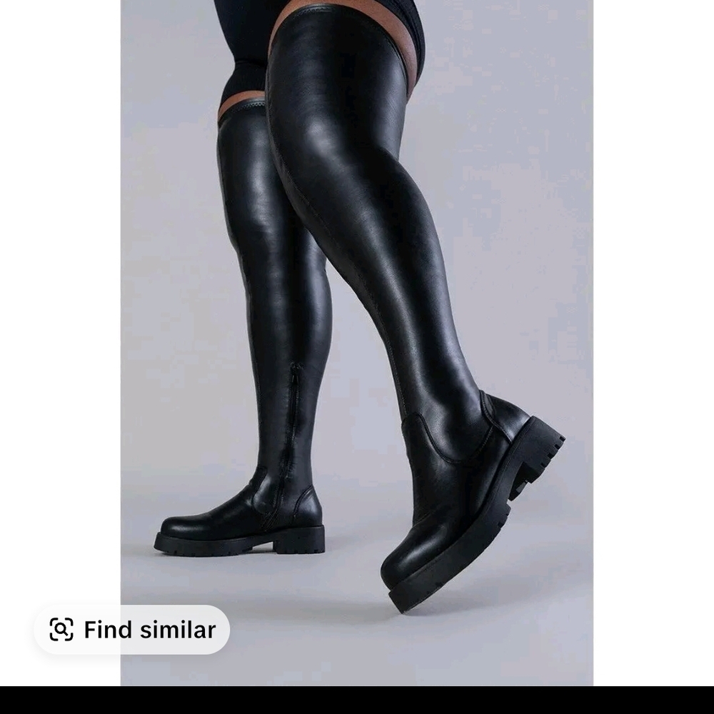 Black Over the Knee Boots